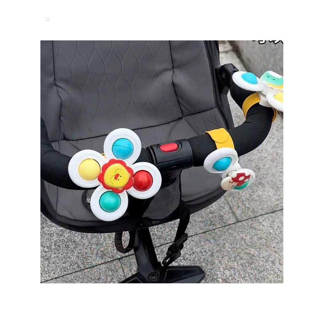 婴儿车玩具挂件风车餐桌吸盘转转乐宝宝益智早教餐椅玩具可啃咬