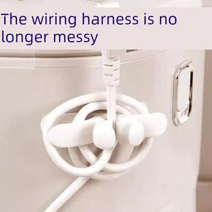 厨房软线绕线机家用软线存储支架有机硅组织者线绕线钳电源线工件