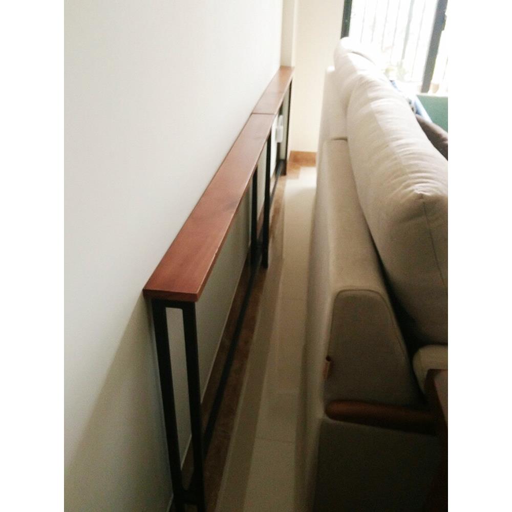 实木沙发后储物架靠墙地板间隙床边后散热器储物架长窄边入口