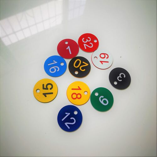 数字号码牌防水塑料叫号牌储物柜桑拿手牌