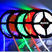 LED灯带12V2835高亮裸板滴胶防水白光暖白软灯条柜台天花照明灯带