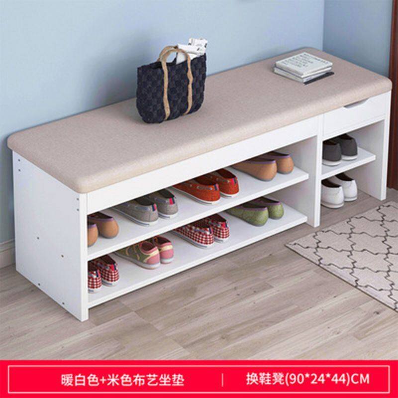 网红换鞋凳软包坐垫鞋柜家用门口穿鞋凳可坐式鞋架小尺寸坐凳一体