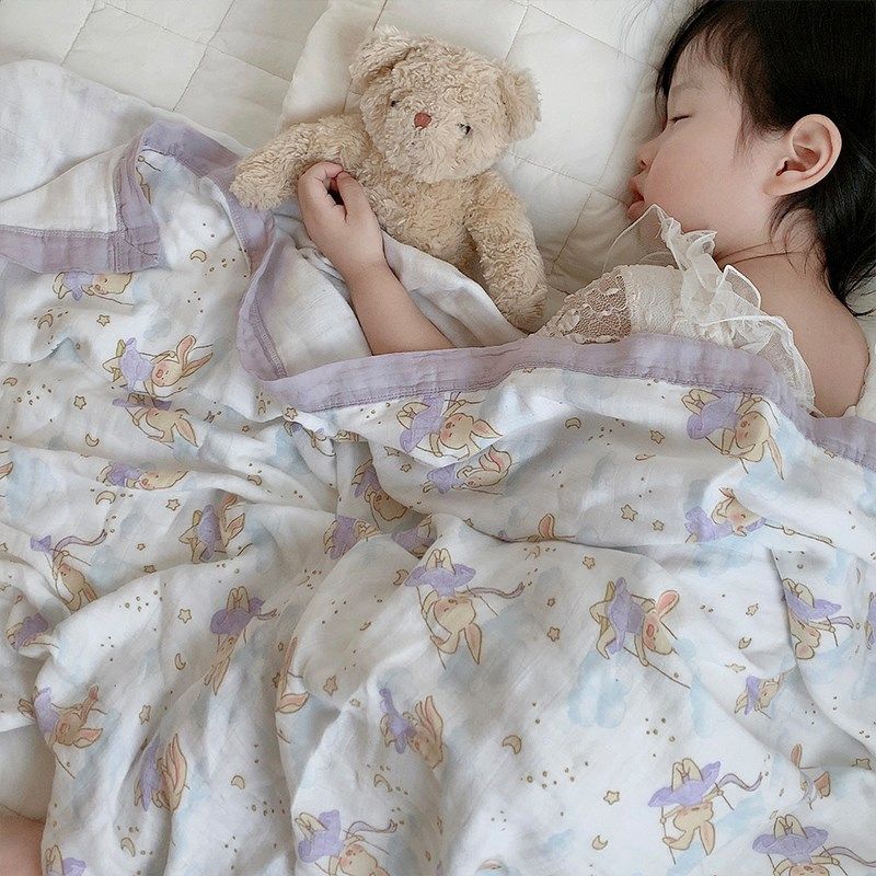 竹纤维纱布夏凉被毛巾被夏季午睡毯婴儿小毯子儿童盖毯宝宝空调毯,床上用品,休闲毯/毛毯/绒毯,淘宝优惠券,粉丝福利购,淘宝优惠卷