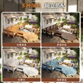 别墅庭院防腐木地板户外阳台地面抬高防水实木平台花园露台榻榻米