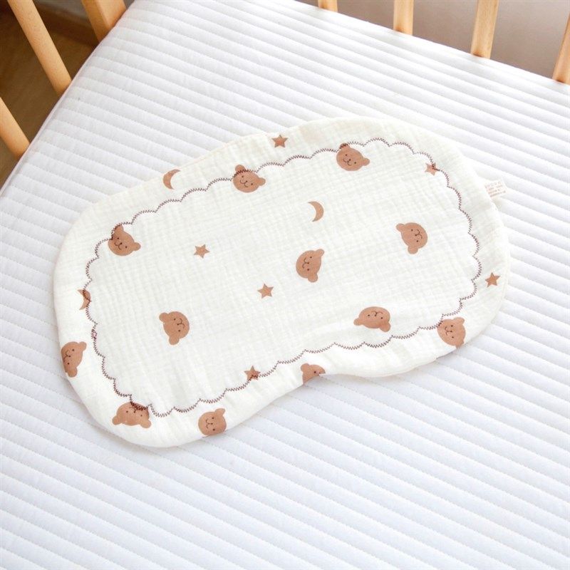 新生儿枕头婴儿纯棉8层纱布云片枕初生宝宝平枕防吐奶枕巾小枕垫,婴童用品,婴童枕头/枕芯,淘宝优惠券,粉丝福利购,淘宝优惠卷