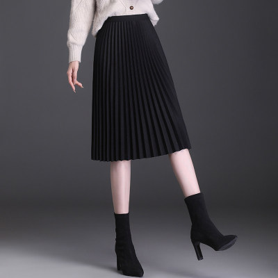 毛呢半身裙女小个子2025