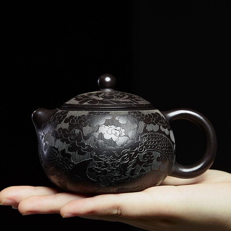 宜兴纯全手工紫砂壶名家正宗西施壶小泡茶壶单人陶瓷功夫茶具套组