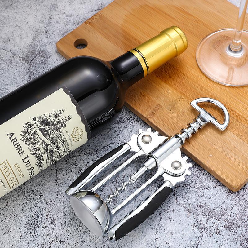 开红酒开瓶器葡萄酒啤酒二合一启瓶器多功能家用手动开酒起子工具