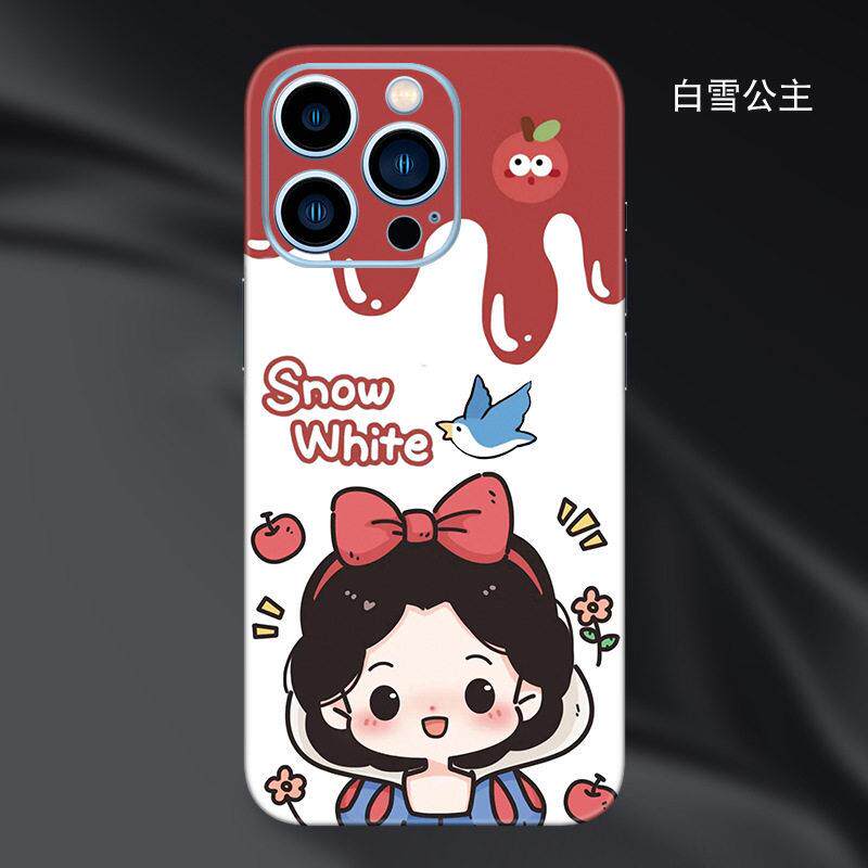 适用于苹果16/15/14/13Promax手机背膜Iphone16Pro个性化定制变色背膜14Plus框架膜12防刮擦翻新11磨砂全边彩