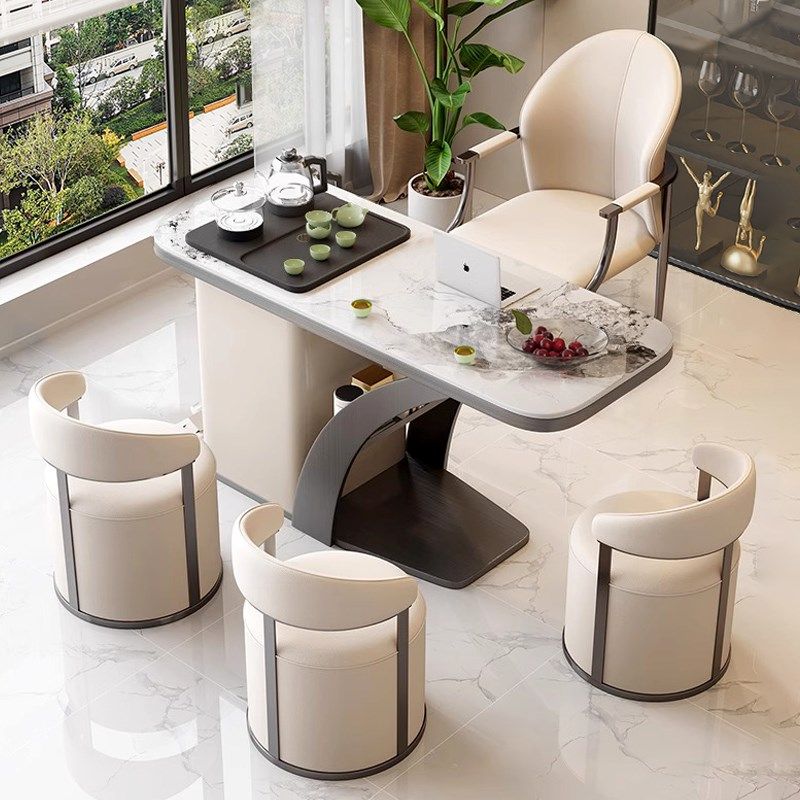 轻奢岩板阳台茶桌椅组合现代小户型茶几客厅家用小茶台烧水壶一体,住宅家具,家用茶台/茶桌,淘宝优惠券,粉丝福利购,淘宝优惠卷