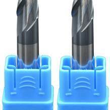 45度黑色涂层2刃钨钢铣刀D6X50 D8 D10 D12 D16 D10