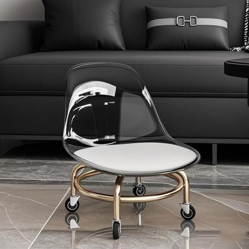 亚克力万向轮小凳子家用静音滑轮矮凳儿童移动小板凳沙发凳圆凳,住宅家具,万向轮凳,淘宝优惠券,粉丝福利购,淘宝优惠卷