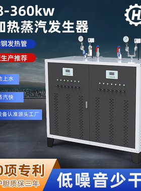 弘力288kw商用全自动电加热蒸汽发生器 大型电蒸汽锅炉蒸汽养护机