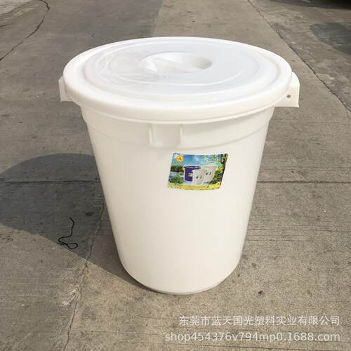 牌加厚食品级红色塑料桶带盖带铁耳塑料腌制胶桶工用桶
