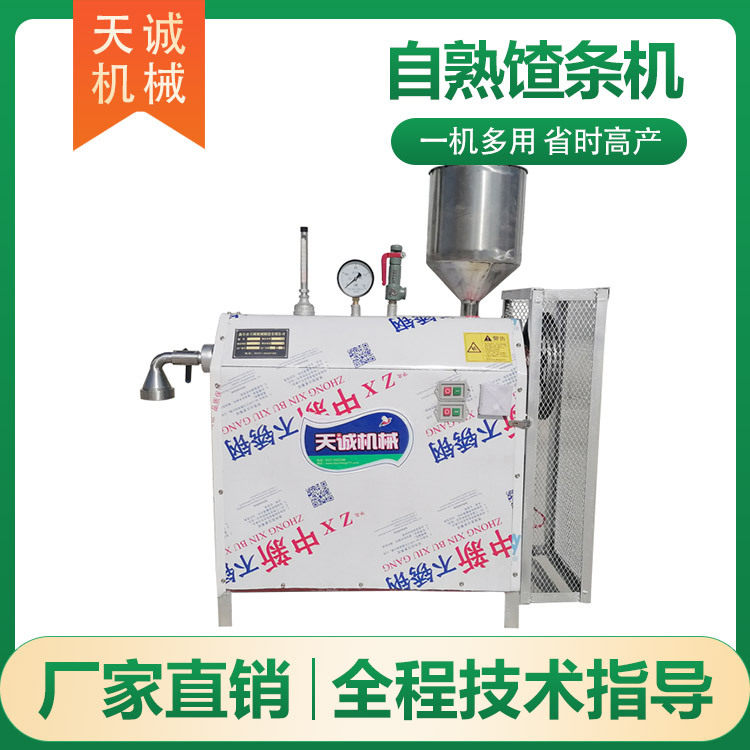 天诚牌新型智能控温玉米面条机 商用全自动苞米馇子条机