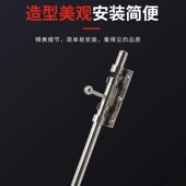304不锈钢插销防盗门栓可挂锁肥仔插销明装 门闩门牛大门加厚地插