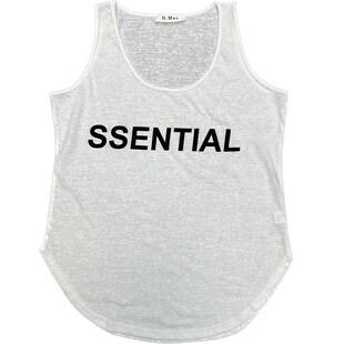 无袖 大码 外穿中长款 宽松吊带背心女夏季 内搭上衣潮 白色万能打底衫