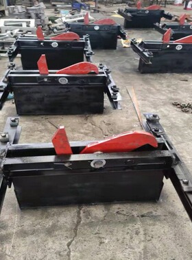 滑动气动阻车器铁路挡车器插接式滑动铁路30kg钢轨阻车器P43阻车