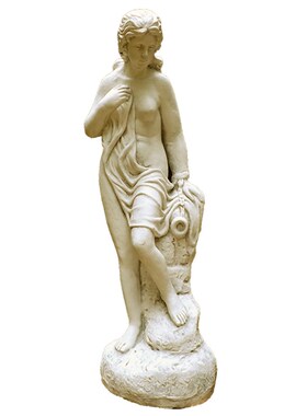 欧式人物雕塑橱窗摆件家居装饰摆设坐罐仕女时尚庭院流水工艺品