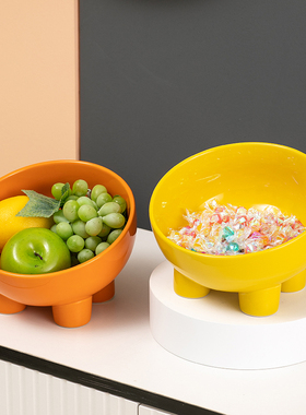 创意玄关钥匙收纳摆件客厅茶几遥控器杂物垃圾收纳盒干果零食果盘