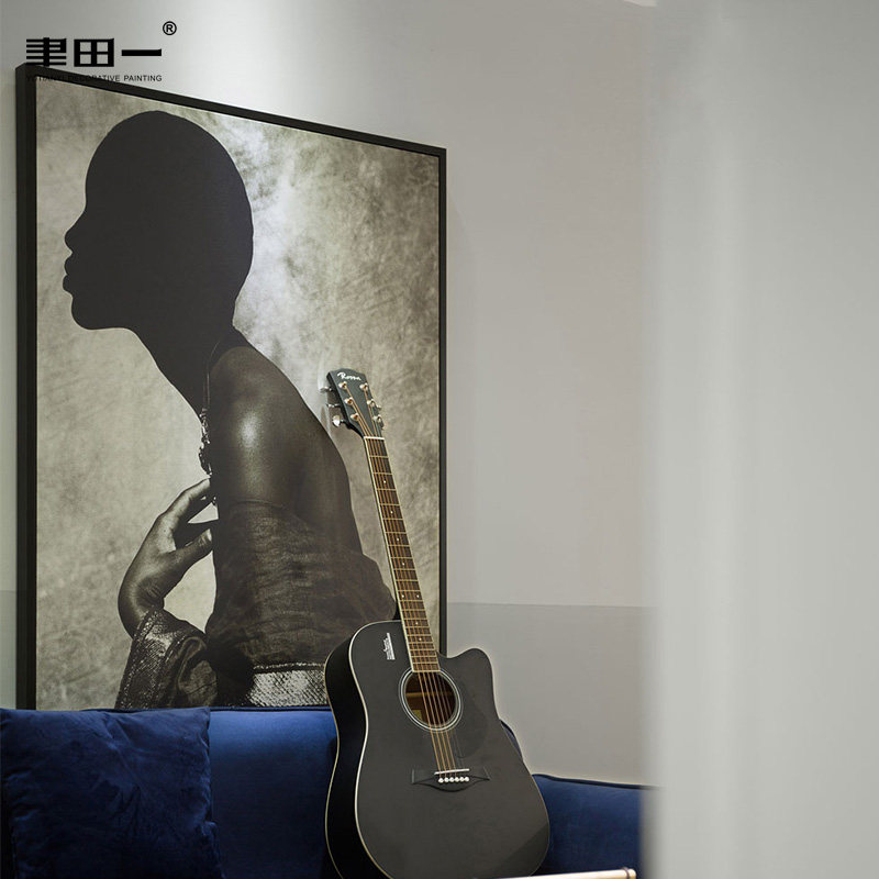 家具展厅家居卖场样板间装饰画沙发背景墙大尺寸挂画客厅玄关轻奢