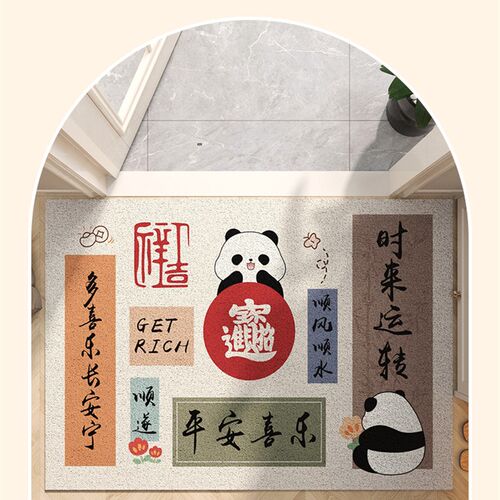 进门地垫入户门垫耐脏免洗门口pvc脚垫家用玄关进户防滑除尘地毯