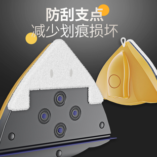 擦玻璃神器家用双面高层可调加厚强磁单双层三层擦窗外工具防夹手