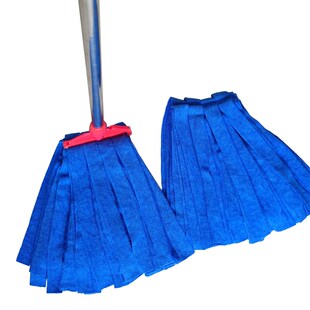 老船长超细纤维拖把 可拆洗拖布替换头 家用夹毛巾布地拖夹子蜡拖