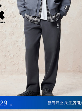 杰克琼斯户外运动男装士冬春季卫裤NBA联名款潮长裤裤子22531D050