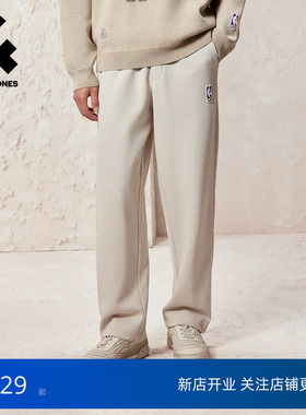 杰克琼斯户外运动男装士冬春季卫裤NBA联名款潮长裤裤子22531D050