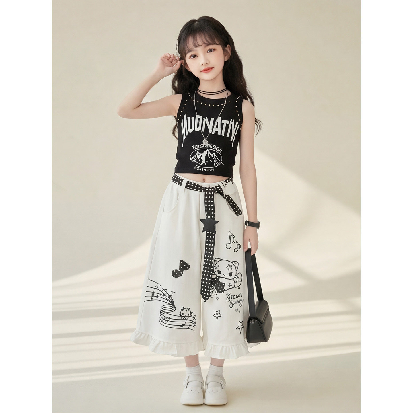 女童夏季休闲套装2026新款两件套