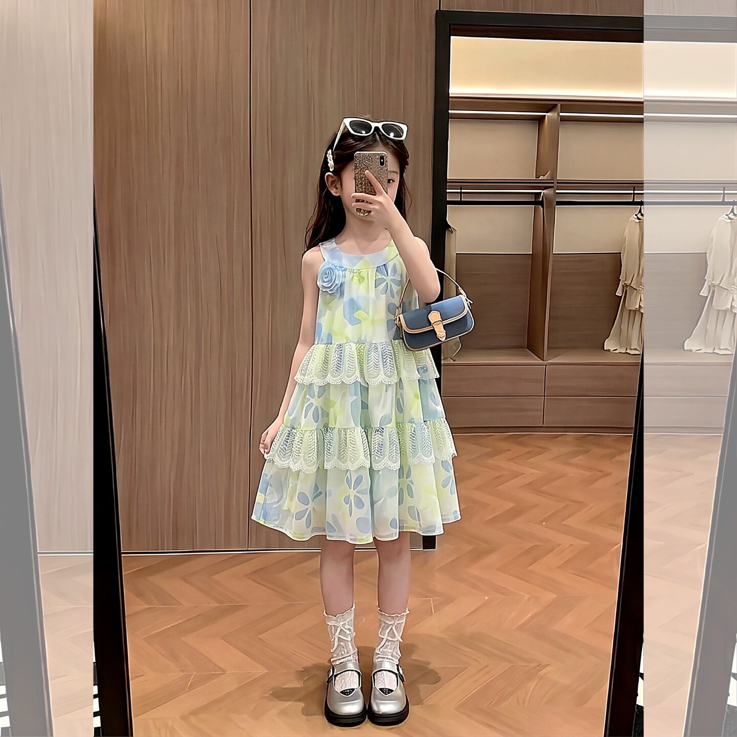 女童薄款裙子夏装2026新款儿童夏