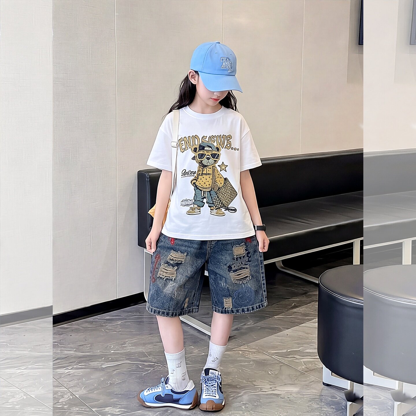女童2026新款时尚夏季甜美宽松女