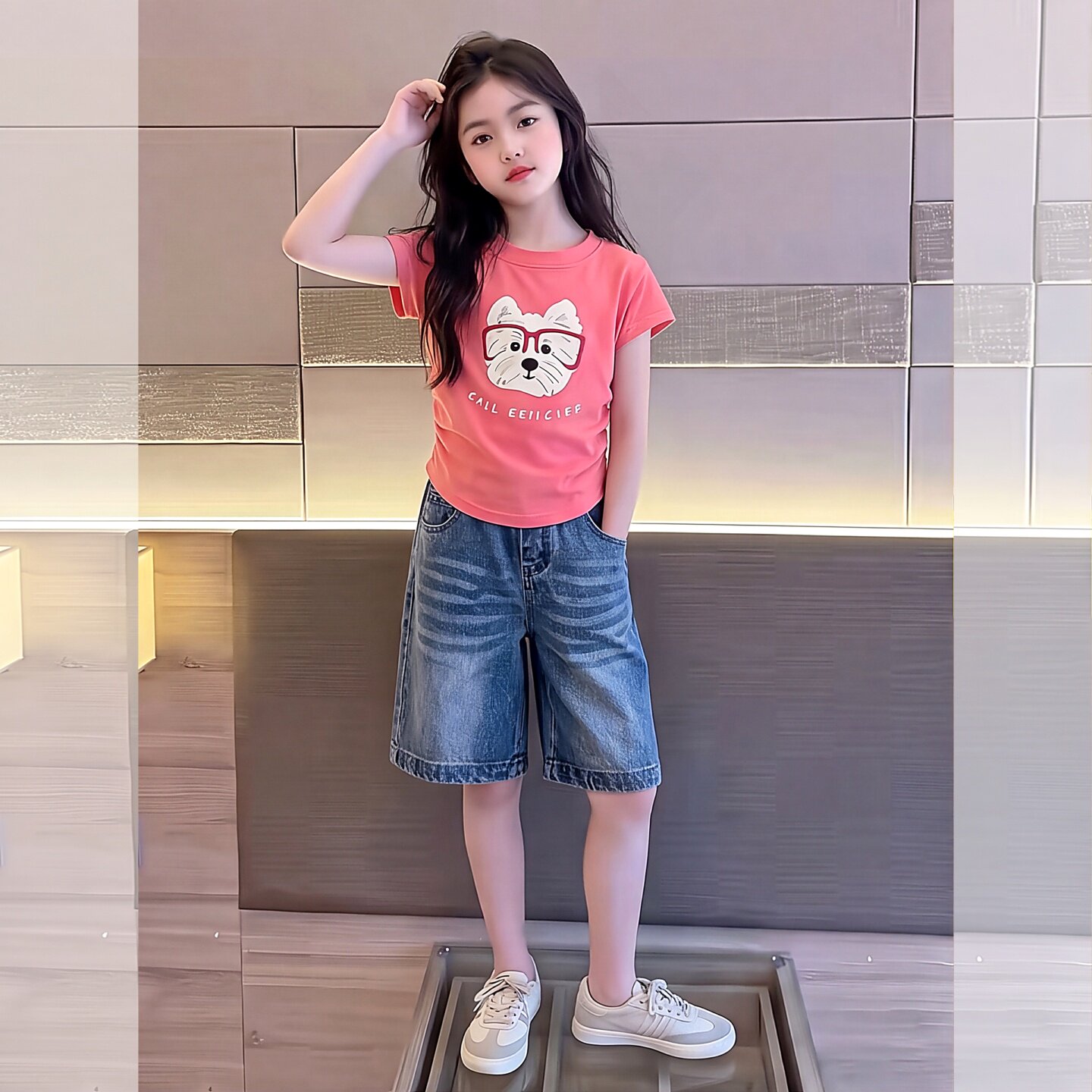 女童夏装套装2026新款大童女孩童