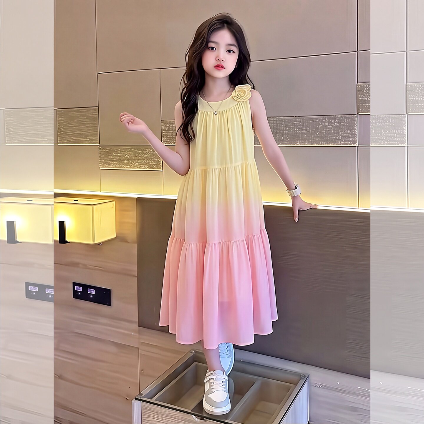 女童连衣裙夏季2026新款巨好看女