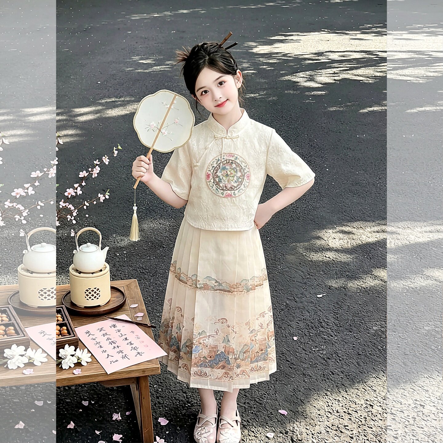 马面裙女童夏装连衣裙2026新款童