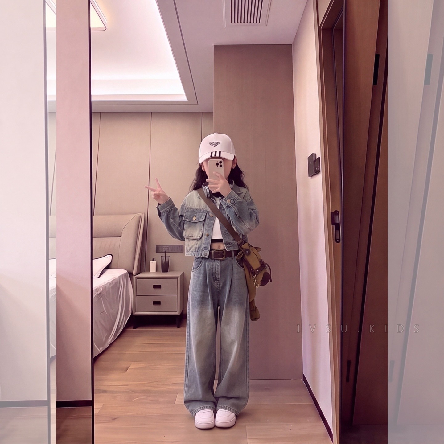 秋季女童牛仔套装2026新款韩版时