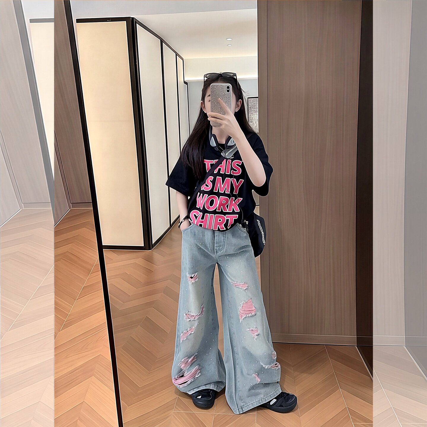 女童夏季套装2026新款洋气儿童小
