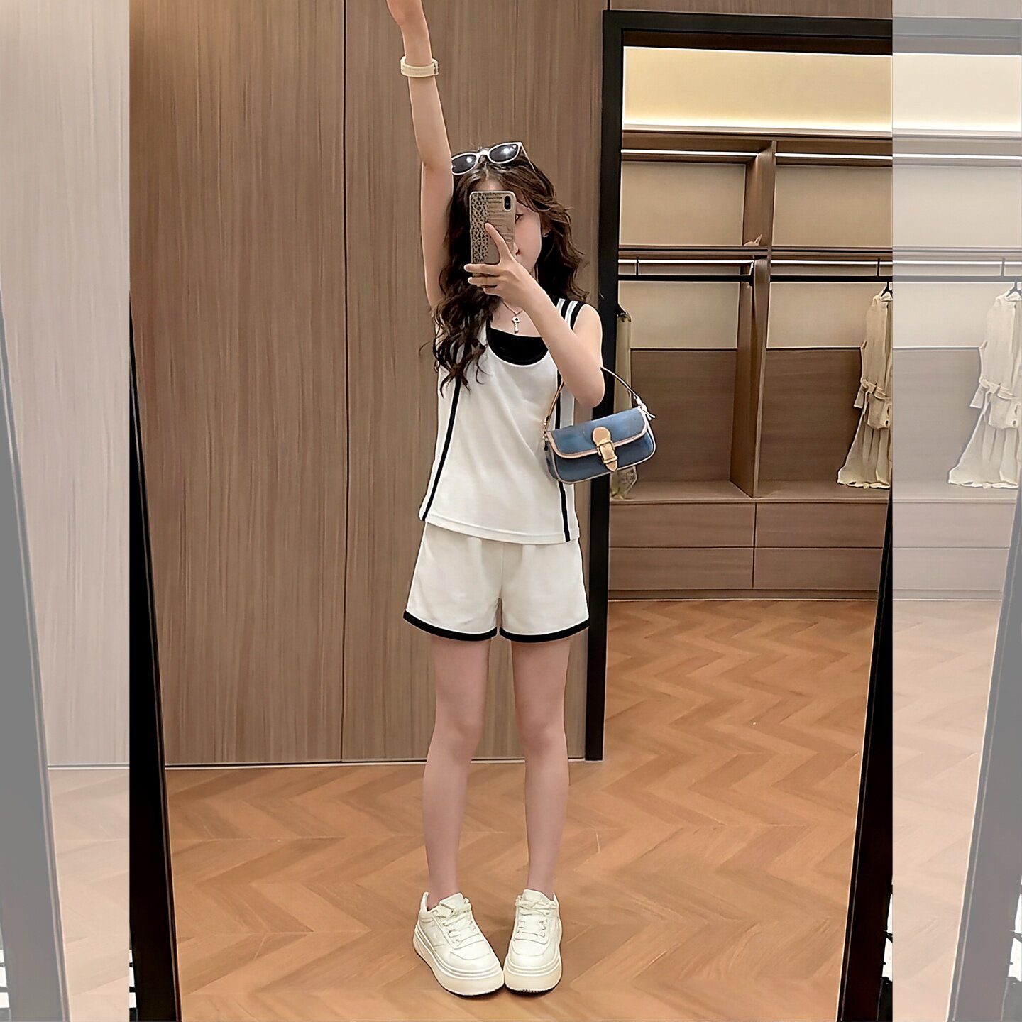 女童套装夏款2026新款时髦洋气薄