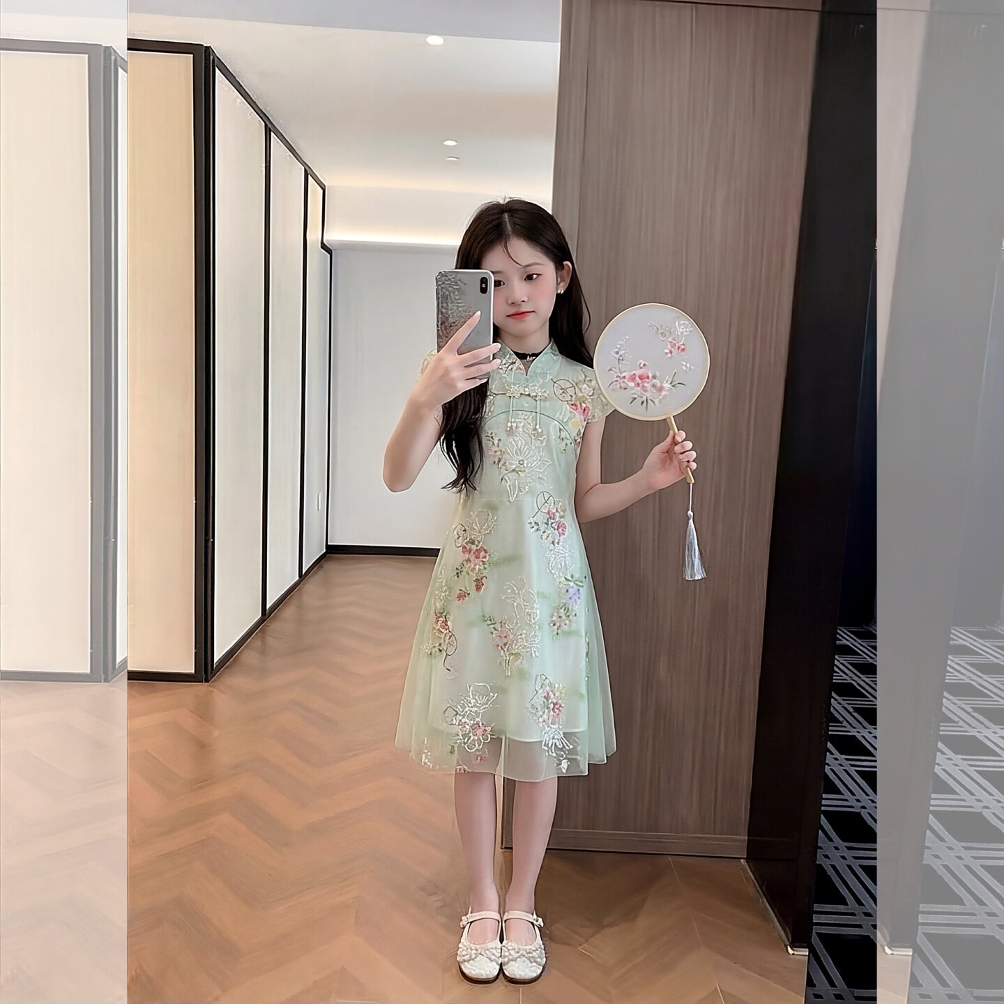 女童旗袍裙夏季超仙连衣裙2026新