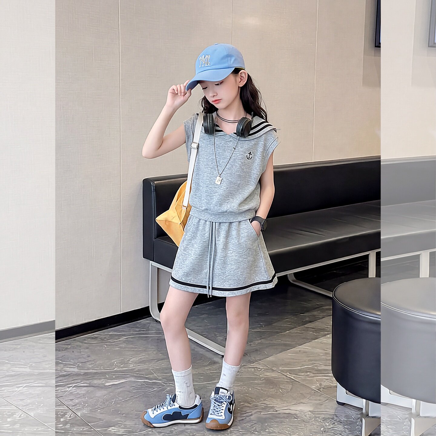 女童套装夏季2026新款儿童洋气女