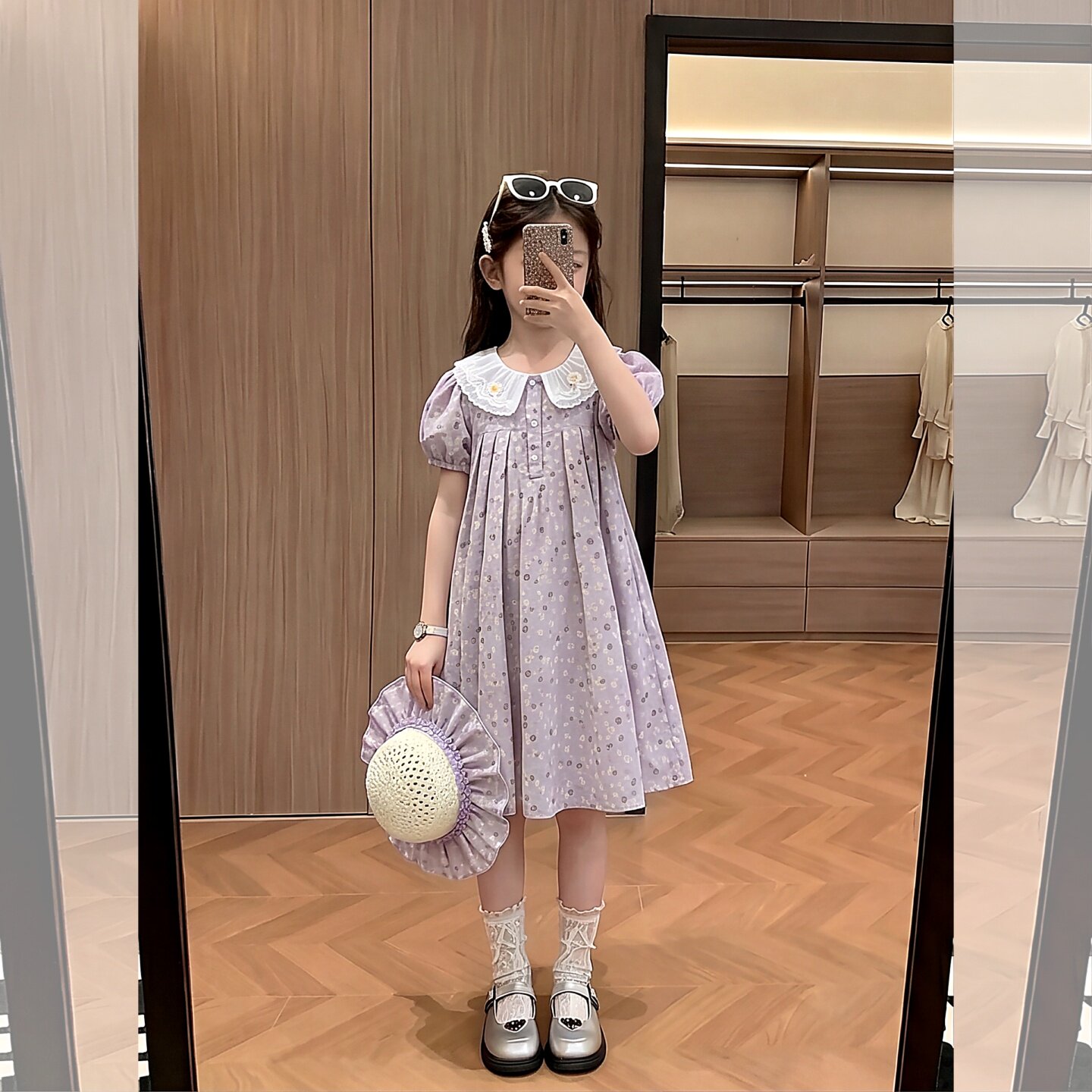 女童2026新款裙子夏季度假穿搭女