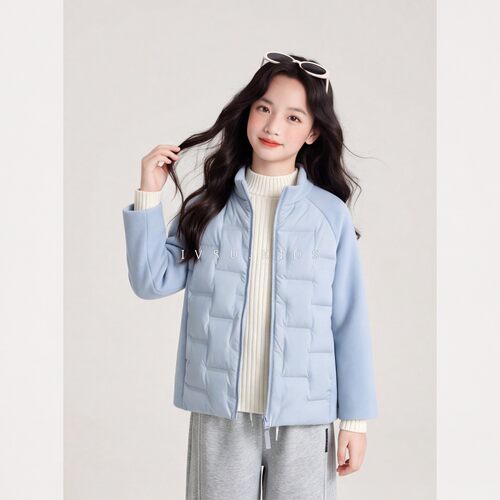 女童轻薄羽绒服秋冬款2026新款儿
