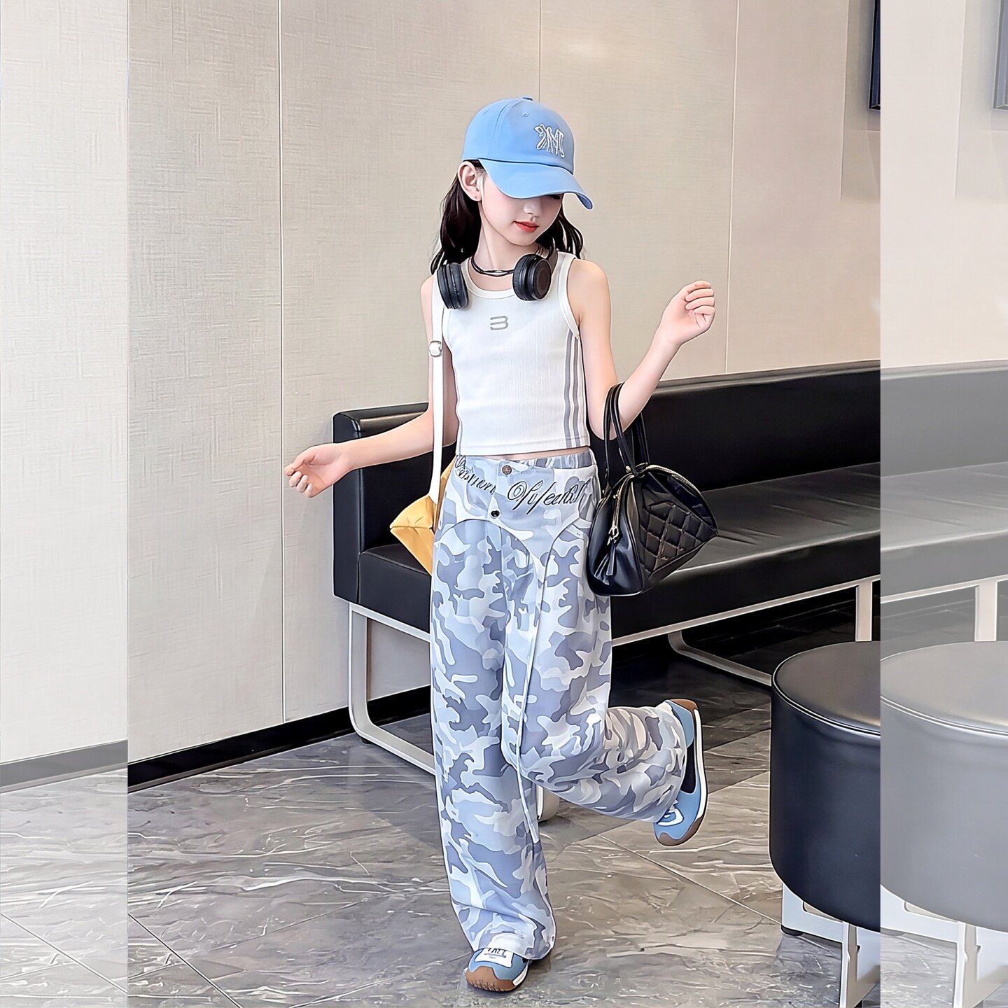 女童夏装套装2026新款洋气夏季女