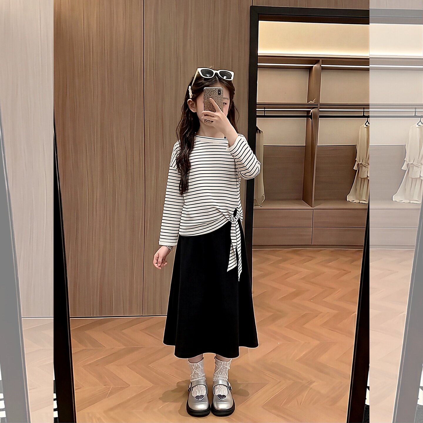 女童夏季连衣裙2026新款女大童酷