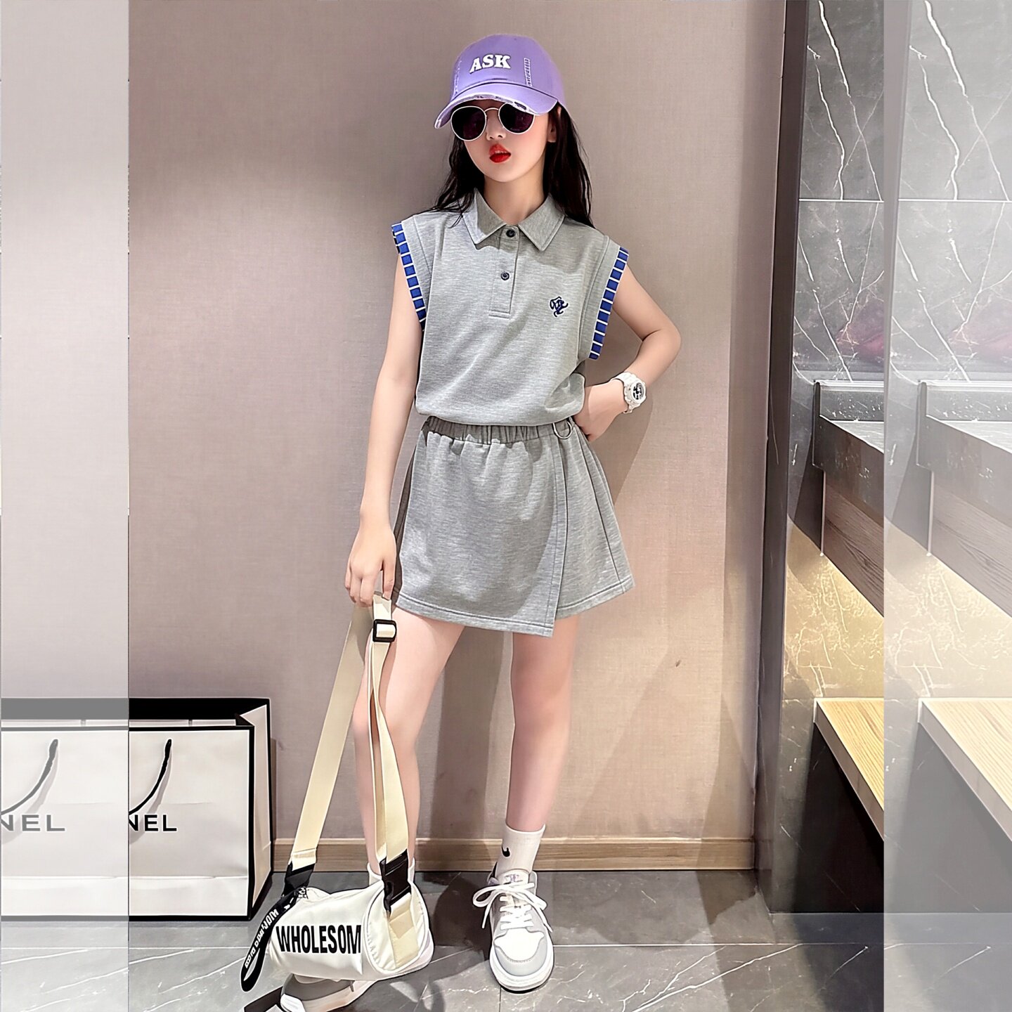 女童夏装套装2026新款洋气套装