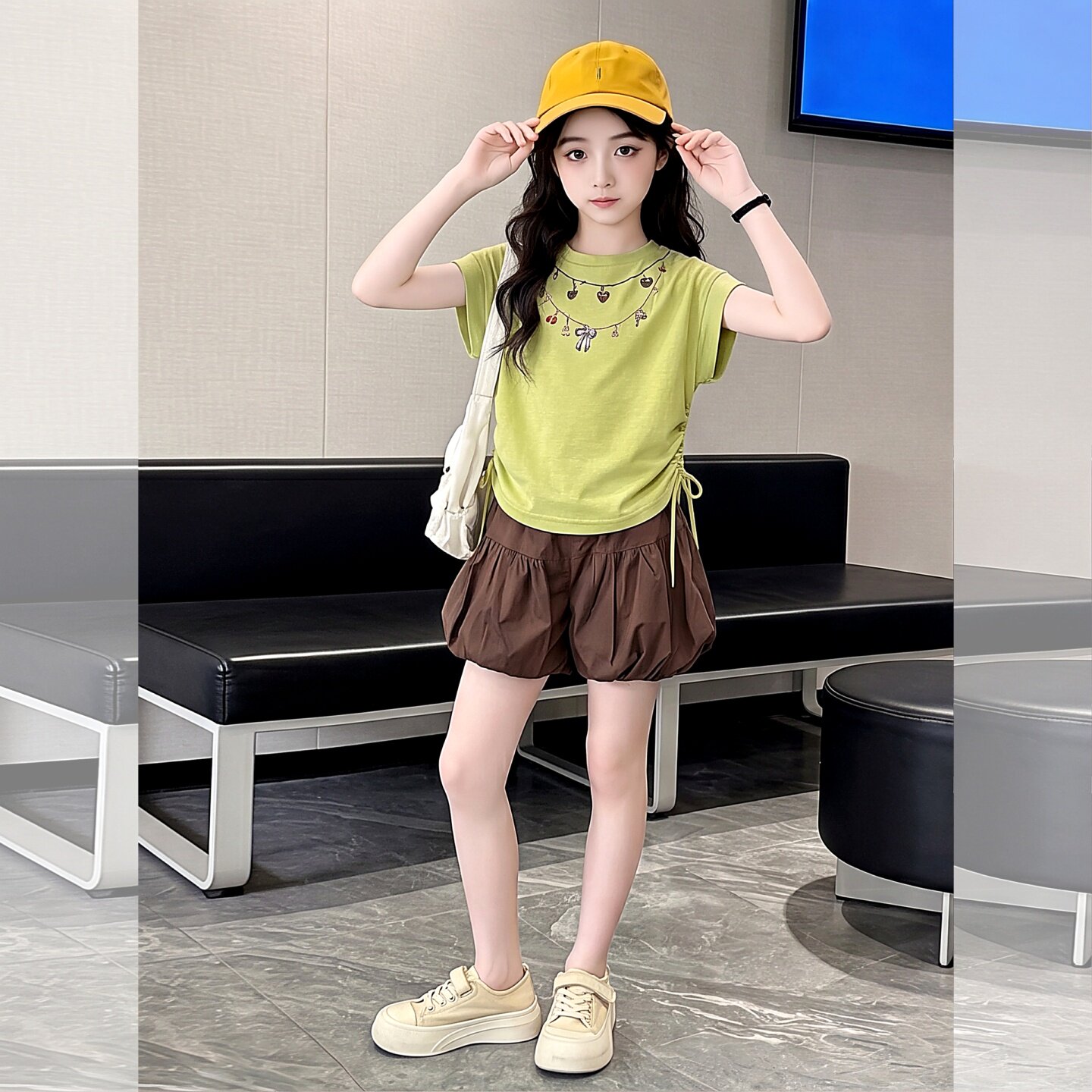 女童夏季套装2026新款儿童时尚洋
