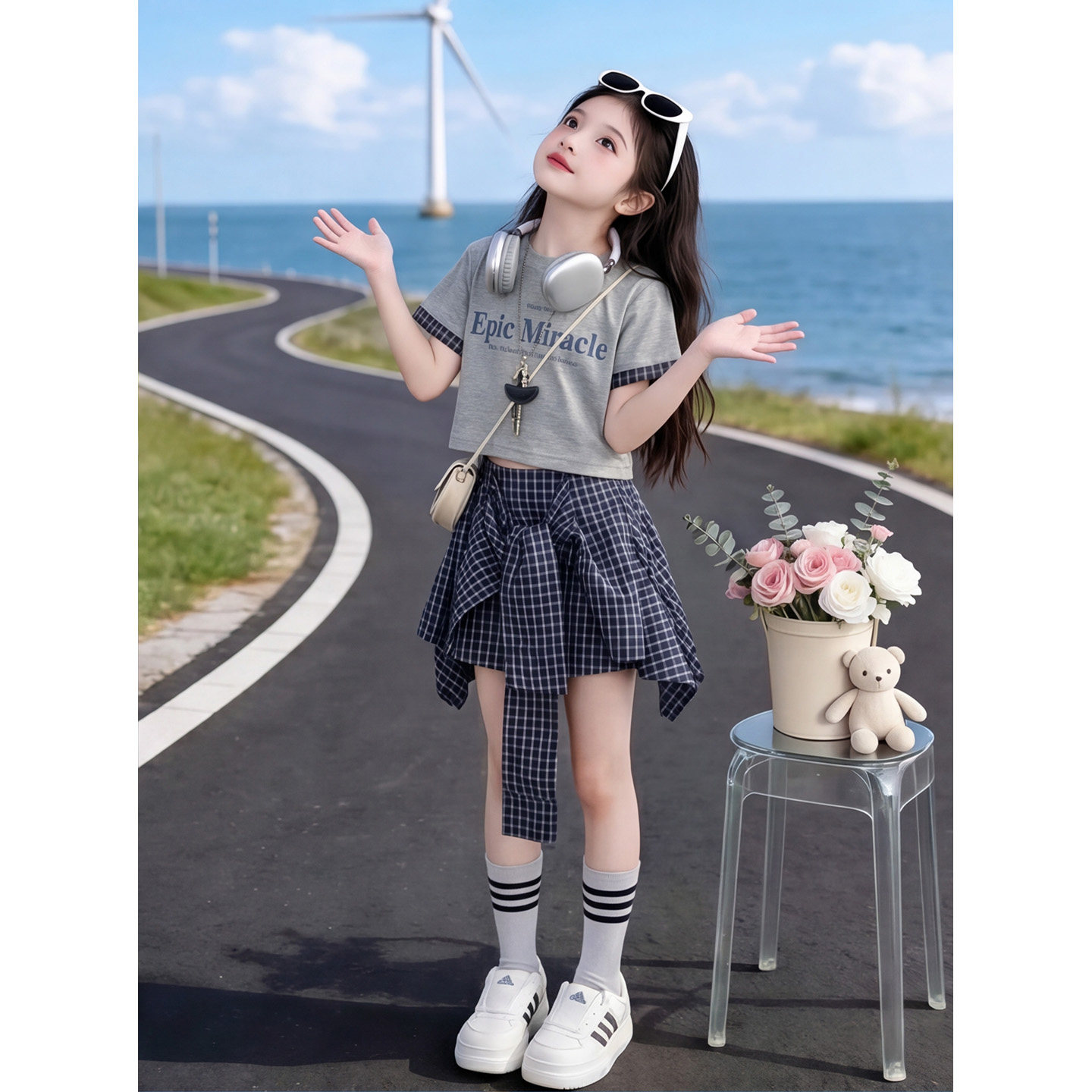 女童夏季韩系套装短袖超好看夏装