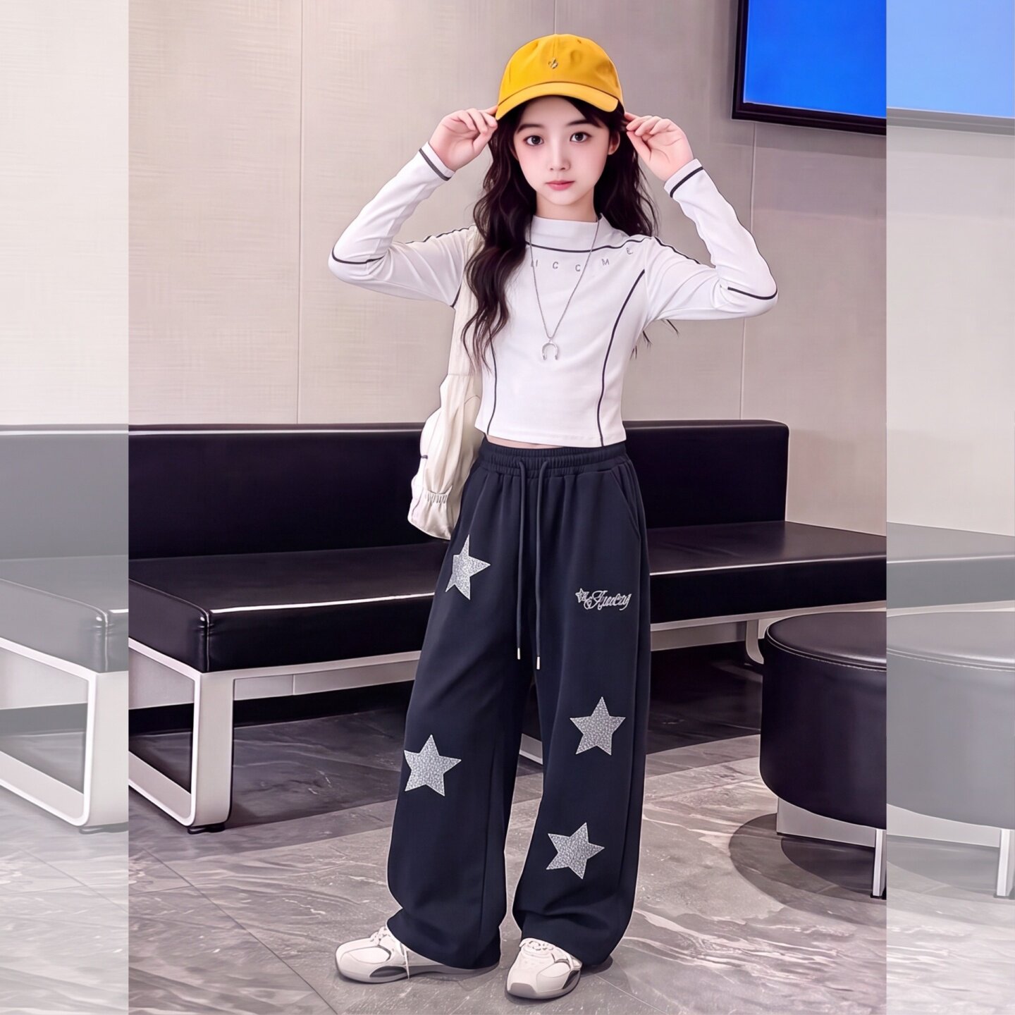 女童2026秋装新款套装中大童潮流