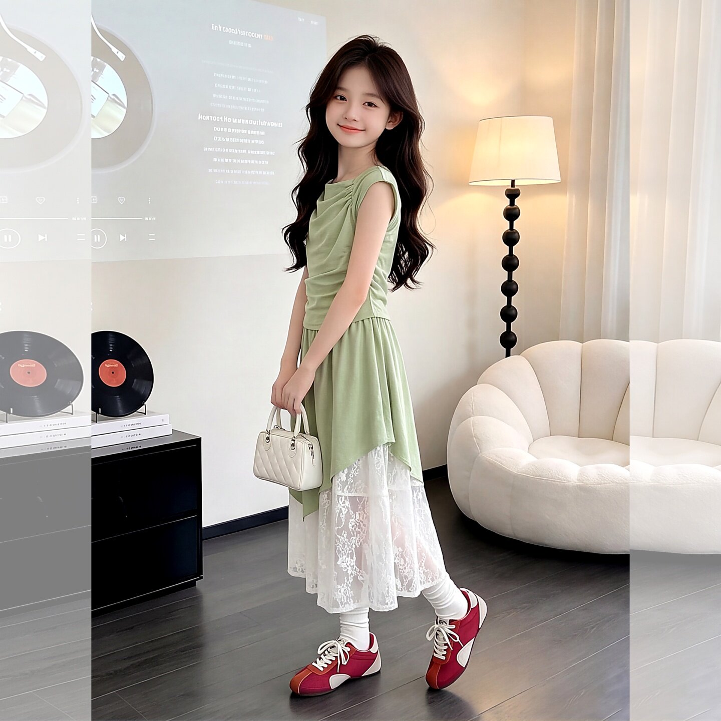 女童夏季套装裙子2026新款独特美
